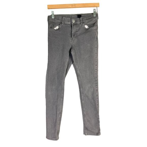 Women's Gray Skinny Fit‎ Jeans Size 12 Medium Wash Denim Slim Fit - Picture 1 of 10